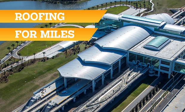 Roofing for miles - Architectural Sheet Metal Inc. helps build a new automated people mover complex at Orlando International Airport 