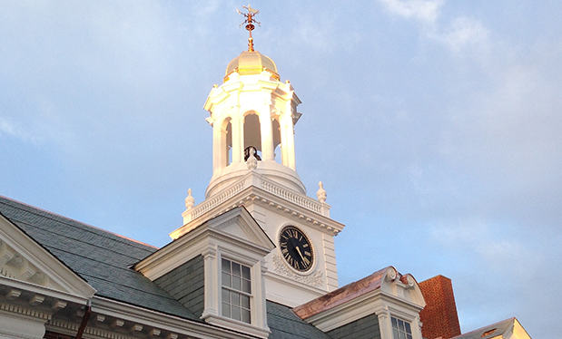 The sound of roofing - Mahan Slate Roofing restores Groton School's bell tower