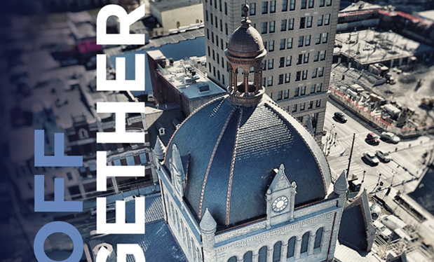 Tied-off together - American Roofing and Metal partners with Steinrock Roofing and Sheet Metal to renovate historical Fayette County Courthouse