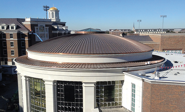 A dome to the sky - Supreme Roofing installs multiple roof systems for  Southern Methodist University