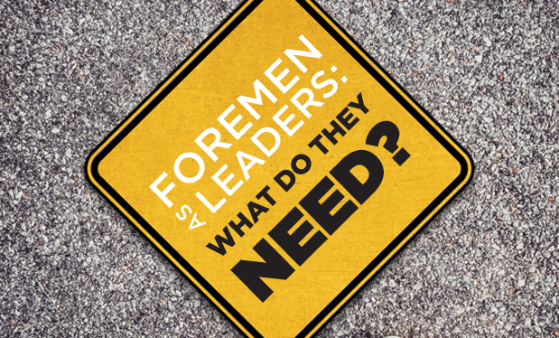 Foremen as leaders: What do they need? - To be effective leaders, foremen should receive specialized training