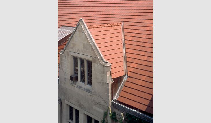 The Oriental Institute, Chicago, features a new Ludowici Classic &trade; Tile roof system.