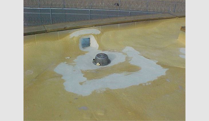 Wattle & Daub Contractors has developed a way to re-cover failing EPDM systems with SPF.