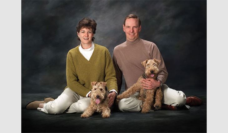 Sandy and Dane Bradford live in Montana with their dogs, Thelma-Lou and Ernie.