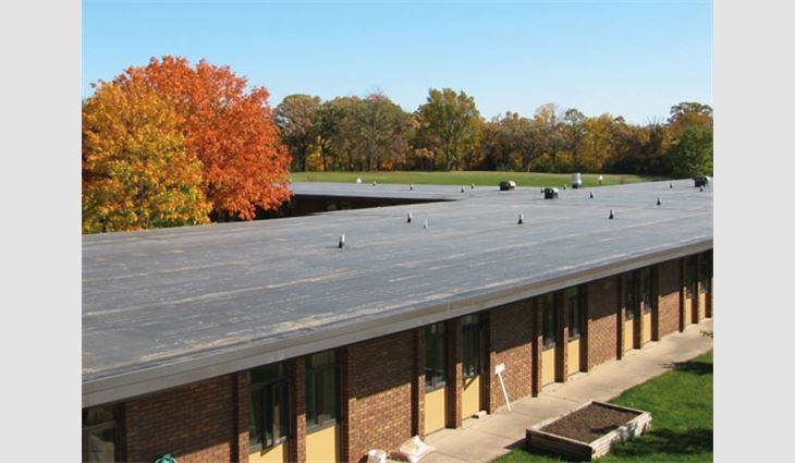 This fully adhered 90-mil- (0.09-inch- [1.5-mm-]) thick EPDM roof system was designed with long-term performance as a key goal. By achieving a highly thermal-efficient, robust and durable roof system, the building owner is taking the long-term view, which is the most important concept in sustainability. (This installation meets tenets 4, 8, 9, 10, 12, 13, 14, 15, 16, 18, 19 and 21.)