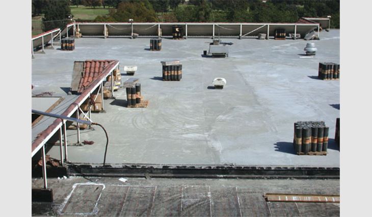 The new lightweight insulating tapered concrete deck
