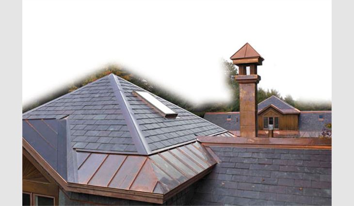 Delta Roofing's duties included designing the new roof system, completing all the copper fabrication and installing the entire roof application.