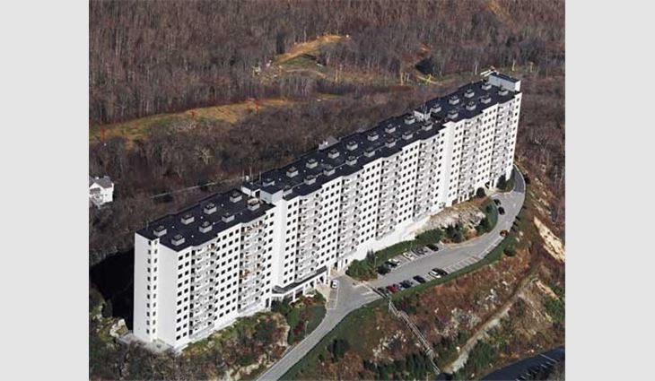 Project name: SugarTop Condominiums<br />
Project location: Banner Elk, N.C.<br />  
Project duration: July 2004-October 2004<br /> 
Roof system type: EPDM<br />
Roofing contractor: Triad Roofing Co. Inc., Winston-Salem, N.C.<br />
Roofing manufacturer: Firestone  Building Products Co., Indianapolis