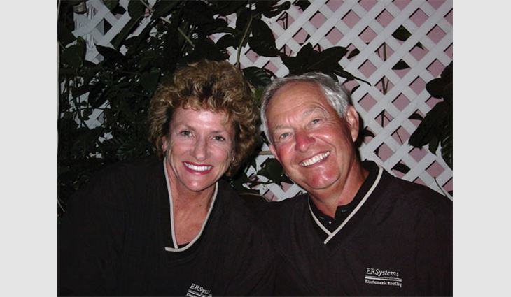 Leonard and his wife, Kay, in Hawaii
