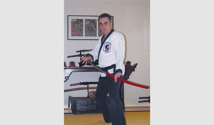 Gaulin has participated in martial arts for about 25 years.
