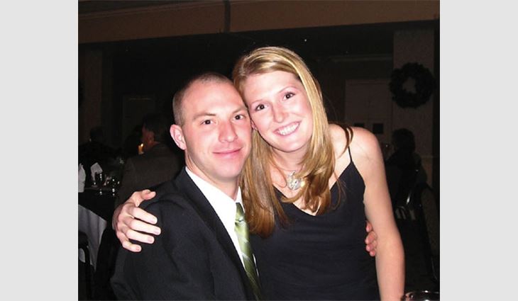 Metzler and her husband, Danny
