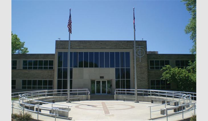 The Ohio Turnpike Commission Administration Building's facade