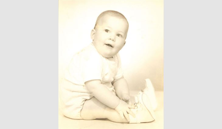 McNamara when he was 6 months old