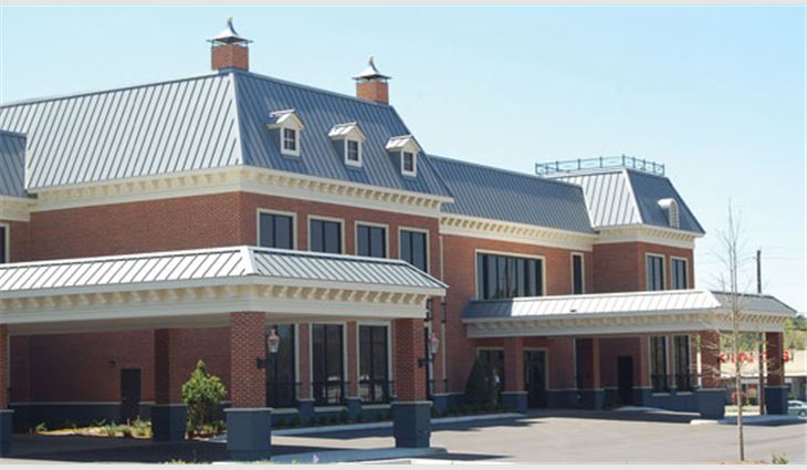 Eye Center South's new Dutch-inspired roof system