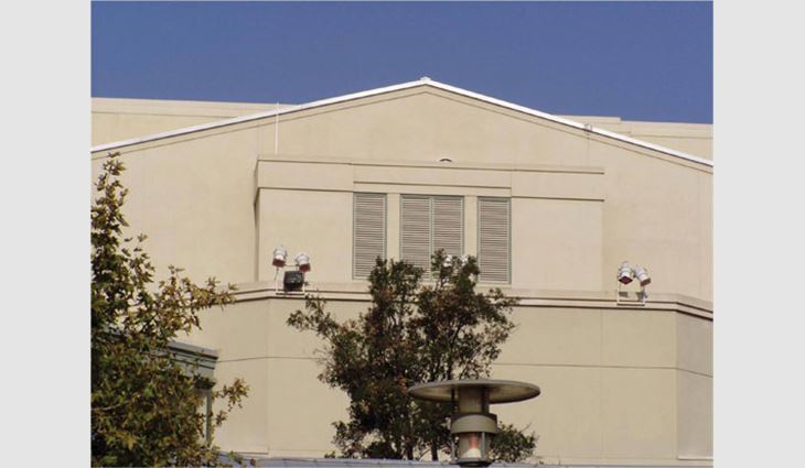 Unsuspecting workers often do not know the existence or specific location of RF hazards and routinely work near and in front of stealth antennas such as those hidden behind the shutters.