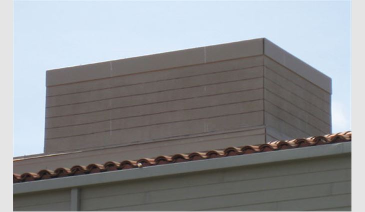 Roofing workers and other tradespeople can be injured by RF radiation emissions from this unassuming "stealth" antenna system. 
