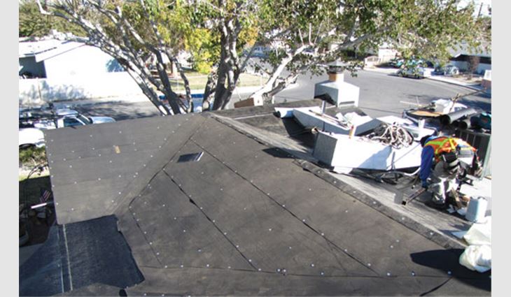 Commercial Roofers reroofs the home of disabled veteran Jack Brown in Las Vegas.