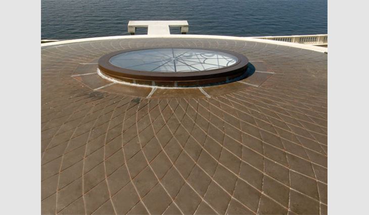 Windsong Too's diamond-pattern copper elliptical dome demanded specific planning and Old World craftsmanship.