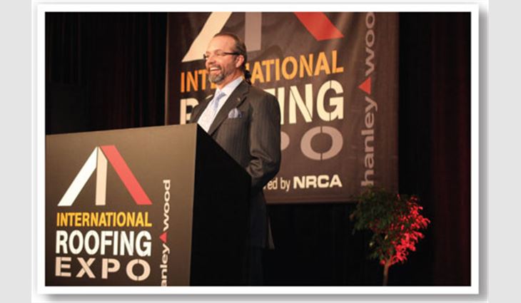 NASCAR driver Kyle Petty gives the IRE keynote address.
