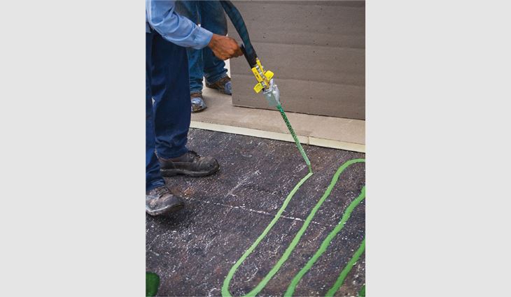 Several industries preclude the use of mechanical fasteners that penetrate the roof deck. In addition, some owners and designers have gravitated toward environmentally sensitive "green" adhesive materials available on the market.