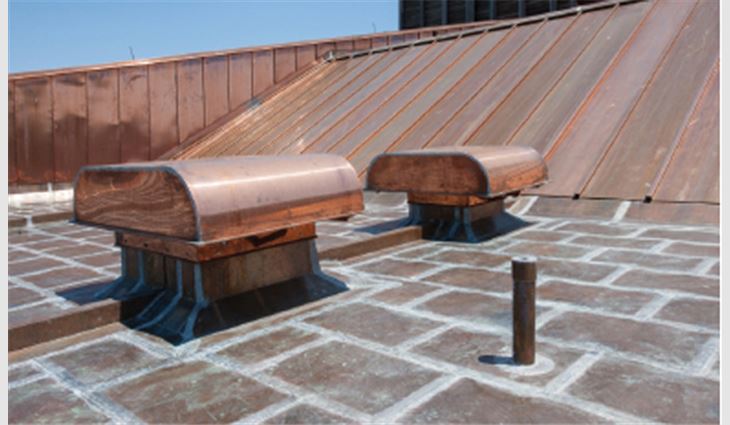 Numerous project-specific features such as new copper vent hoods were incorporated