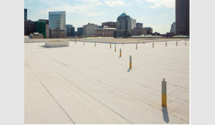 A CertainTeed Flintastic® SBS polymer-modified bitumen roof system was installed on the medical center