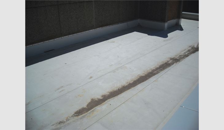The benefits of cool roof membranes decline as they become soiled.