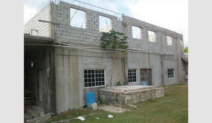 HCH Construction Services Inc., Hermitage, Pa., helped construct a church in Jamaica.