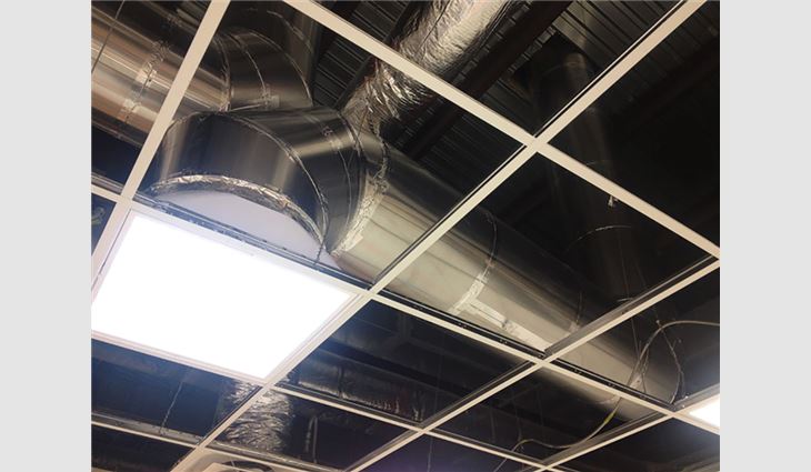 Bremen Elementary School, Bremen, Ky., incorporated tubular daylighting devices around the building’s HVAC system.