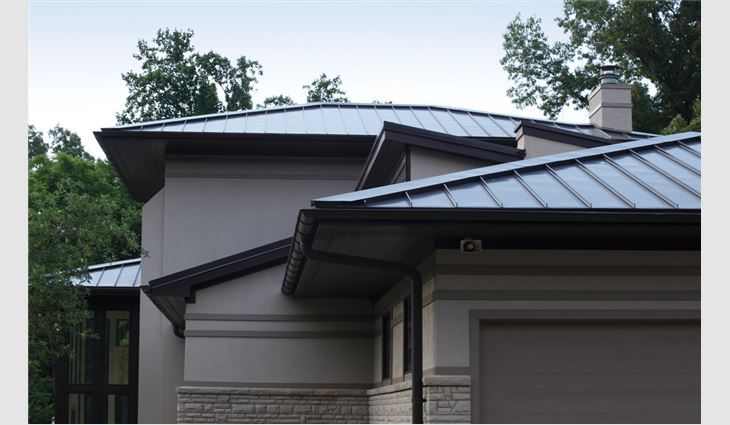 The weights and dimensions of metal roof panels are different than a bundle of asphalt shingles or crate of shakes.
