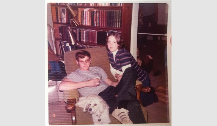 Ribble, 17 years old, with his wife, DeaNa, before they were married.