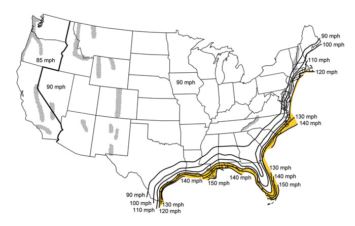 Wind Zone Map