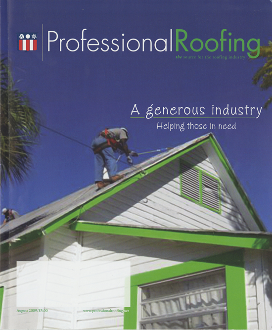 Professional Roofing Magazine 8/1/2009