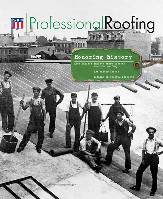 Professional Roofing Magazine 2/1/2011