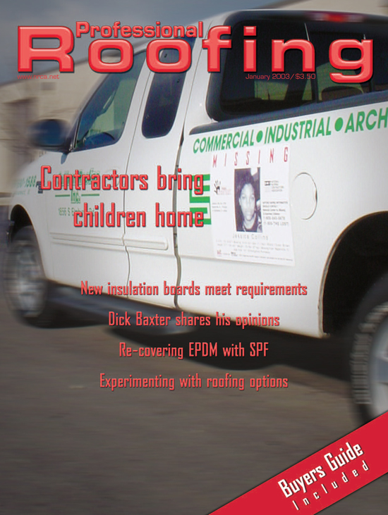 Professional Roofing Magazine 1/1/2003