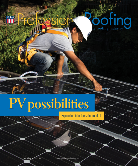Professional Roofing Magazine 10/1/2013