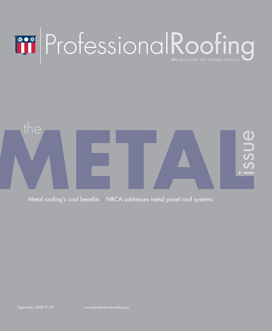 Professional Roofing Magazine 9/1/2008