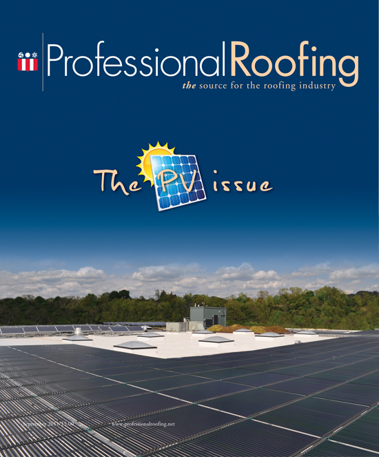 Professional Roofing Magazine 9/1/2011