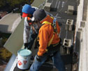 Such great heights - Indianapolis Roofing & Sheet Metal reroofs a Hilton Garden Inn®